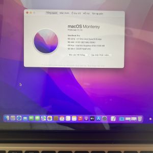 BÁN MACBOOK PRO 2015 – CORE I5, RAM 8GB, SSD 256GB